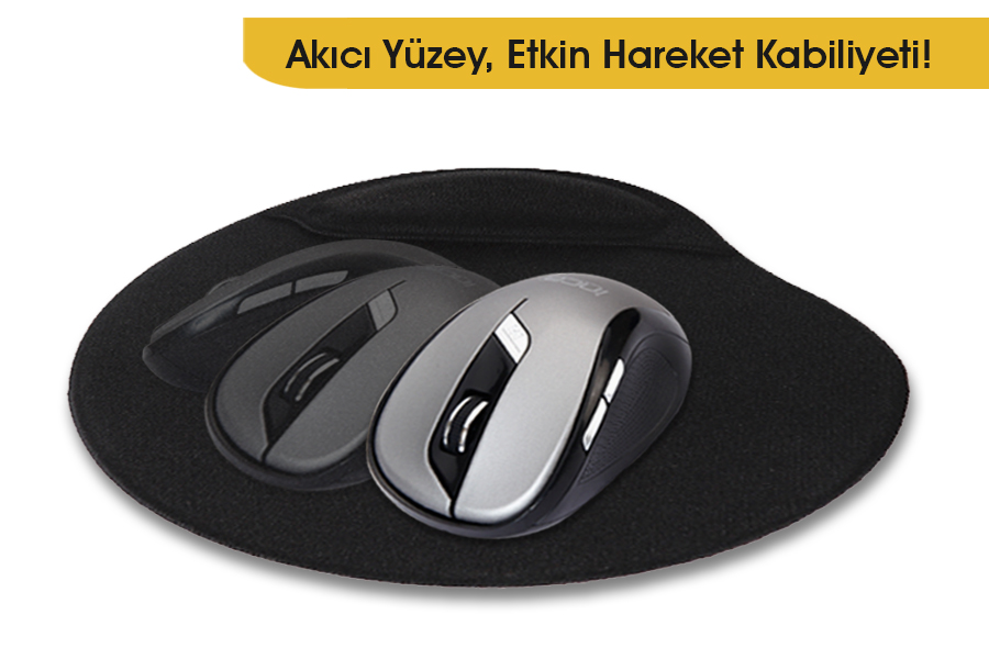 inca IMPS-008 Ergonomic Mouse Pad with Wrist Rest - Non-Slip