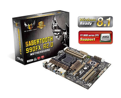 SABERTOOTH 990FX R2.0 AMD 990FX/SB950 AM3+ DDR3 1866MHz SATA 3.0