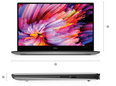 DELL XPS 15 9560 CORE İ7 7700HQ 2.8GHZ-16GB RAM-512 SSD-GTX1050